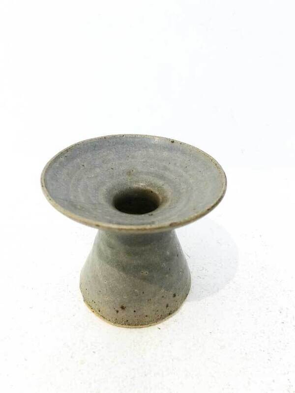 Bougeoir en grès scandinave, 1960