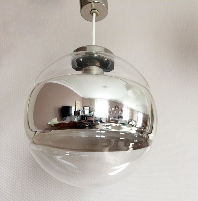 Globe en verre Allemagne « Peill & Putzler », années 70.