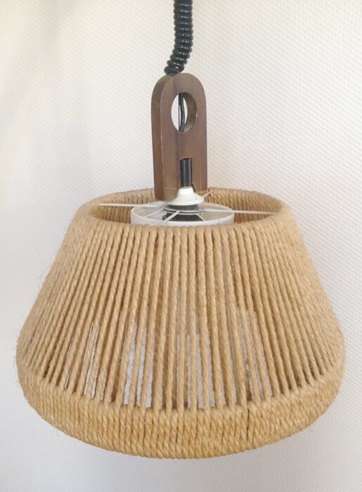 Suspension scandinave corde, années 60