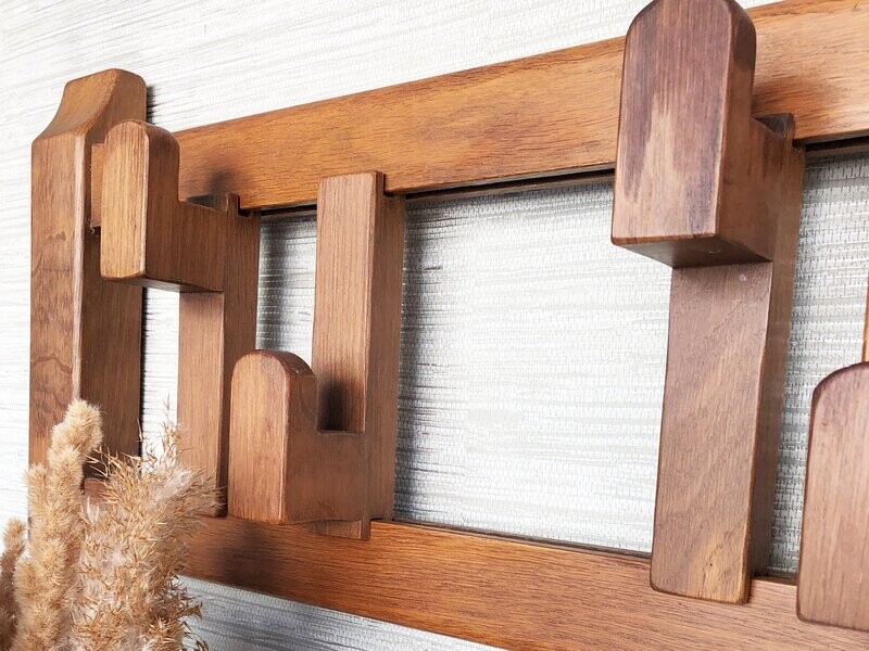 Porte manteaux mural scandinave, 1970 - RÉSERVÉ