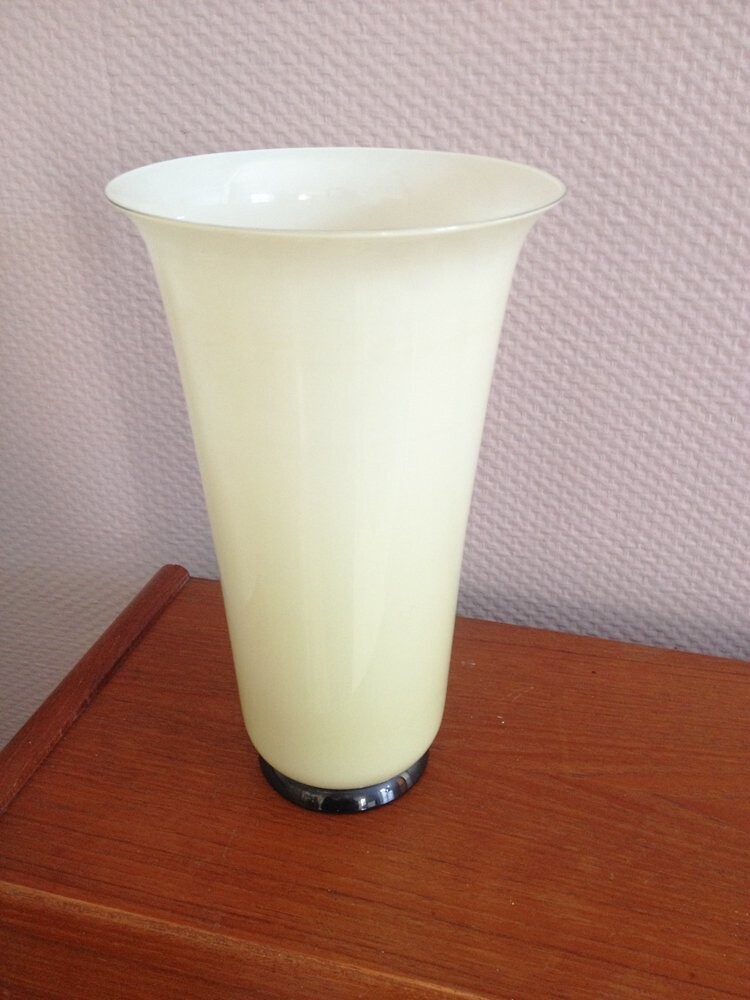 Tommaso Buzzi, vases “opalin”, Venini, Murano, 1983