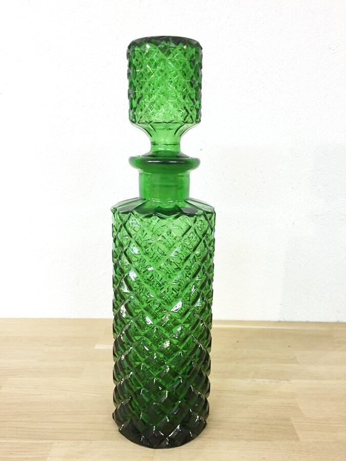 Carafe en verre vintage 1970