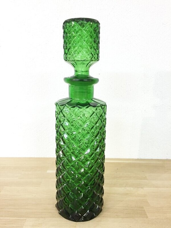 Carafe en verre vintage 1970