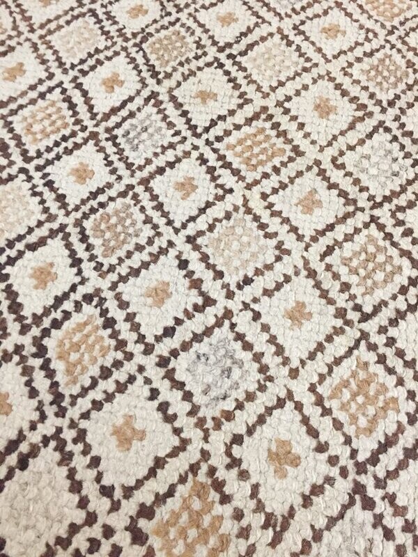 Tapis Beni Ouarain en laine vintage, 1970