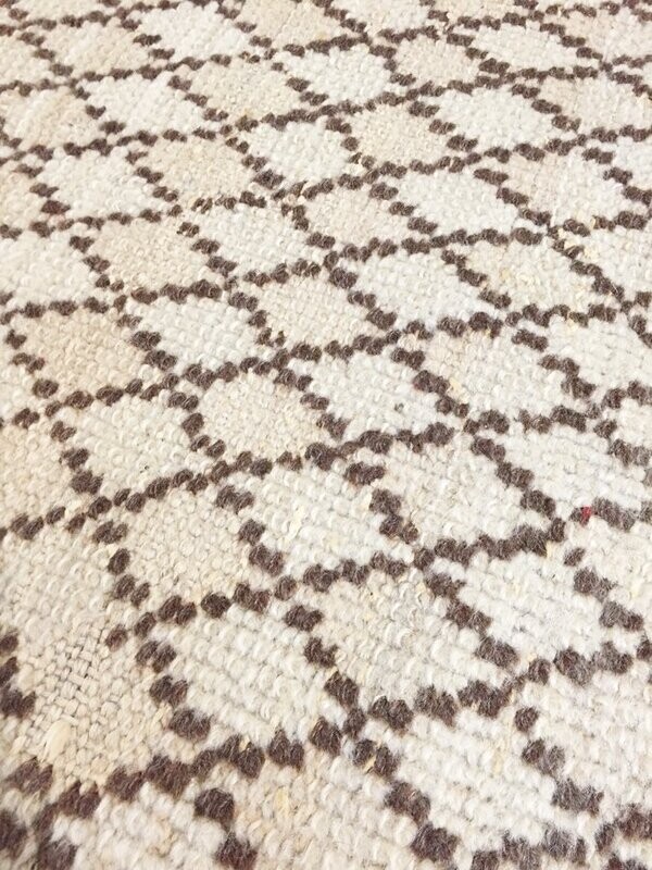 Tapis Beni Ouarain en laine Berbere Maroc