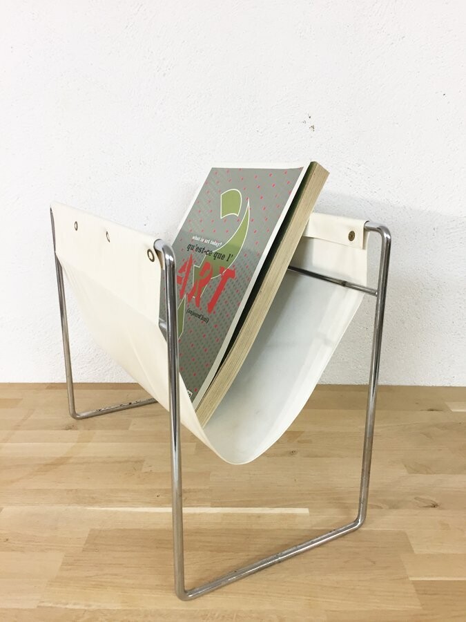 Porte revues blanc, années 70