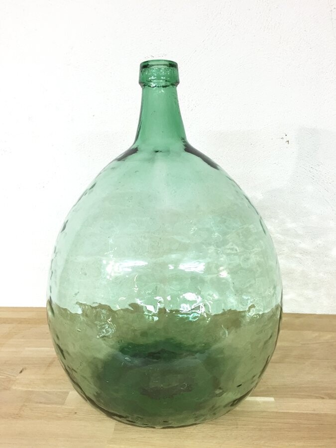 Dame Jeanne taille XXL vert d'eau