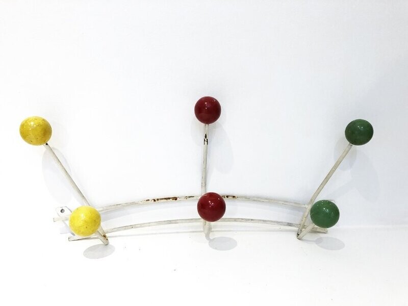 Porte manteaux boules vintage, 1960