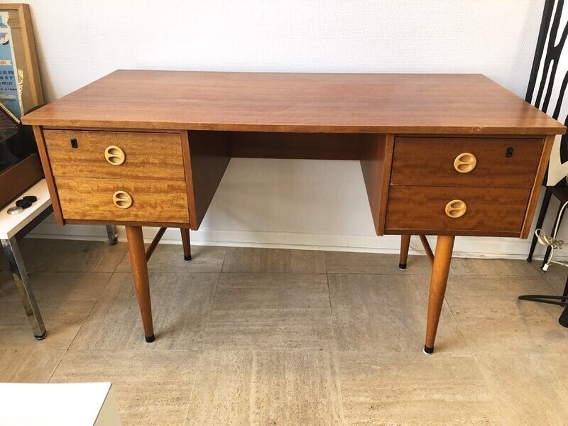 Bureau à tiroirs scandinave, 1960-70