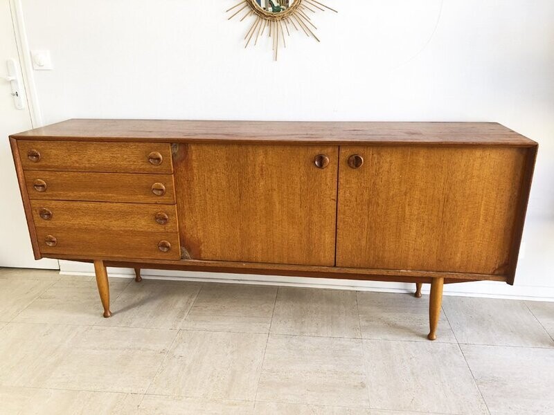 Enfilade scandinave en teck, 1970