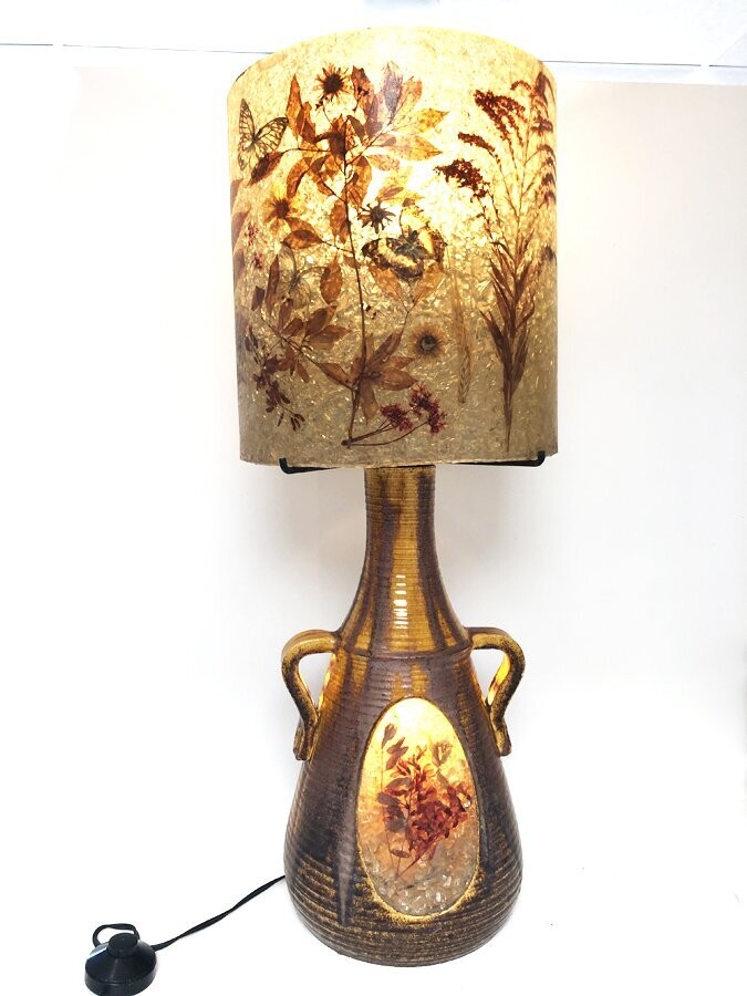 Lampe résine Georges Pelletier pour Accolay, 1970