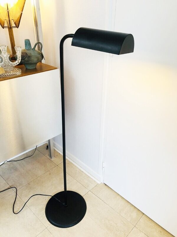 Lampadaire ABO RANDERS noir, 1980