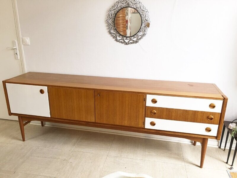 Enfilade scandinave en teck 1970