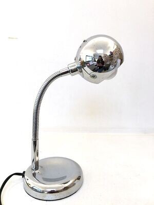 Lampe de bureau space age chromée 1970