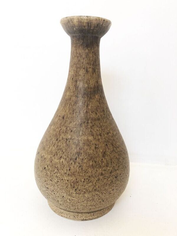 Vase Accolay marron 1960