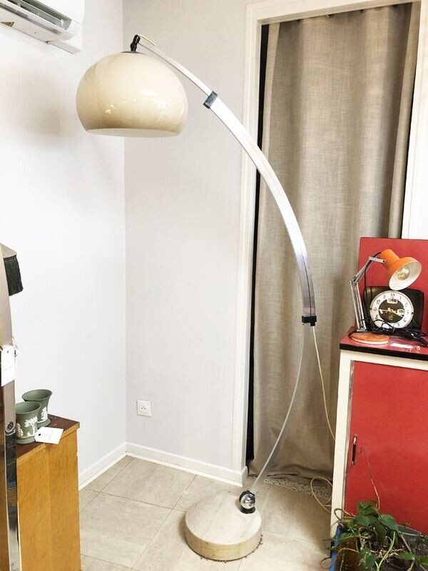 Lampadaire arc, Harvey Guzzini, 1970