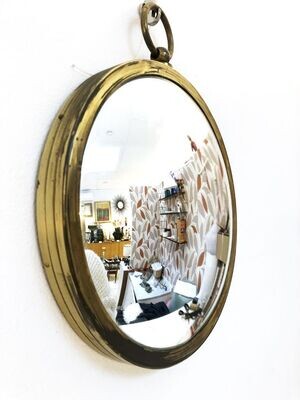 Miroir sorcière en laiton, 1970