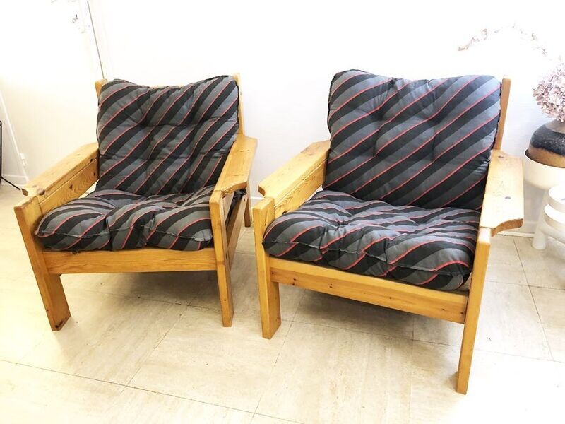 Paire fauteuils scandinave, 1970