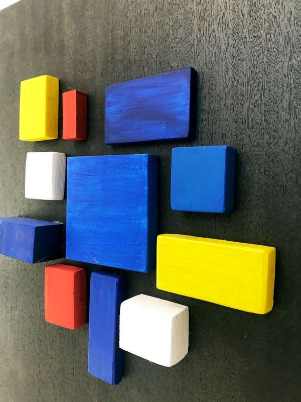 Composition abstraite Memphis, 1980