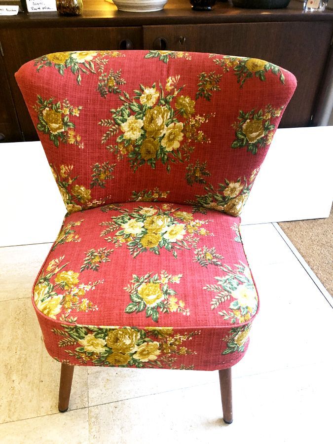 Fauteuil fleuri, 1970