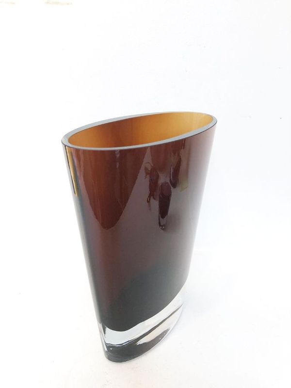 Vase cristal ocre, 1970