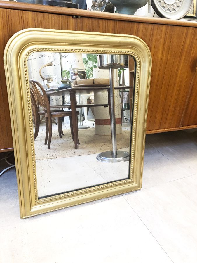 Miroir Napoléon 3 doré