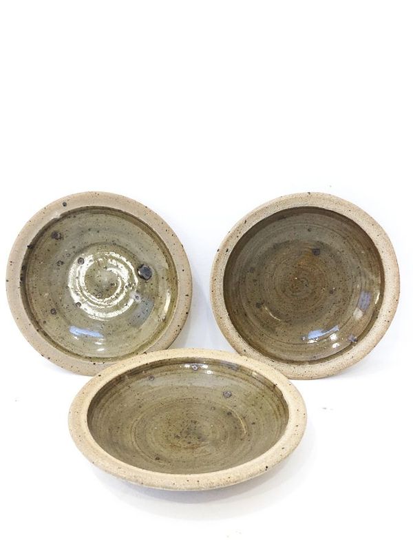 3 assiettes Pierre Digan, 1970