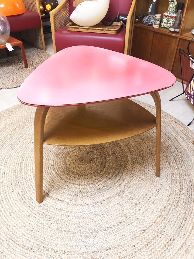 Table basse « Bow Wood » par Steiner 1960