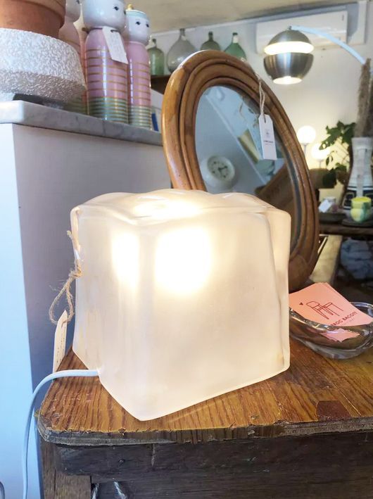 Lampe « Ice cube », ikea 1990