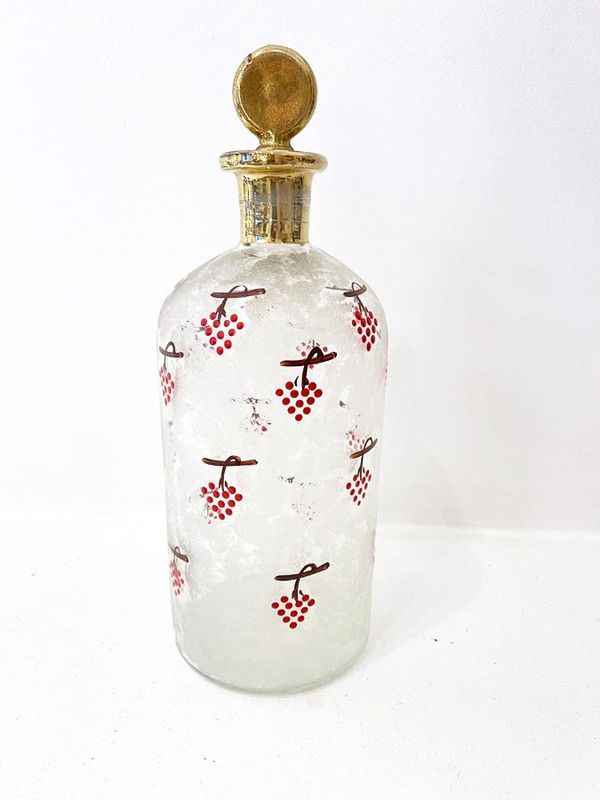 Carafe émaillée grappe, 1900