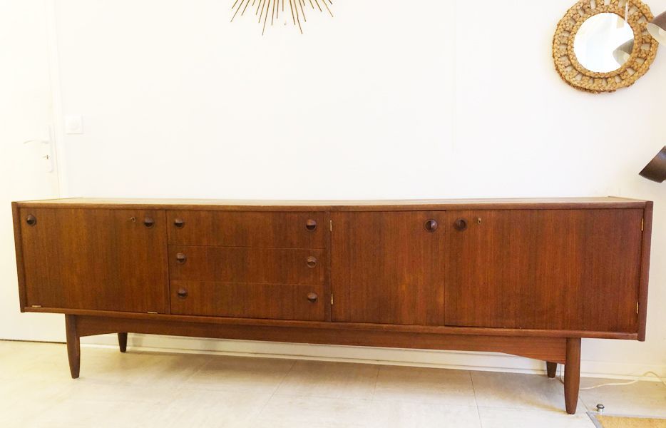Grande enfilade en teck, 1970
