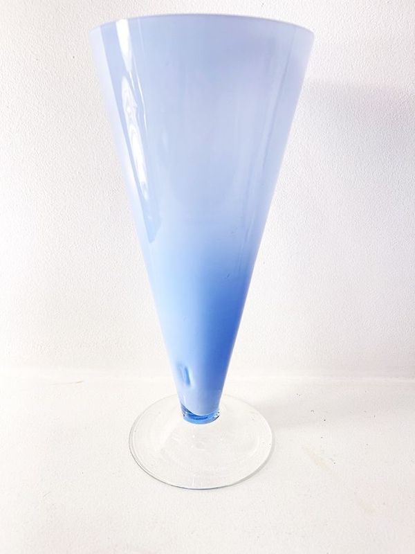 Vase coupe en verre soufflé, 1990