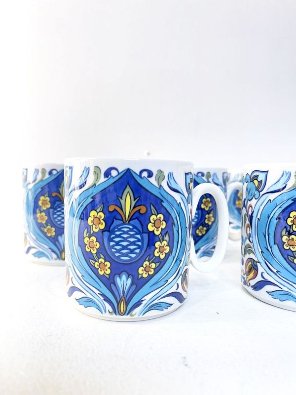 4 mugs Izmir de Villeroy & Boch, Luxembourg, 1973