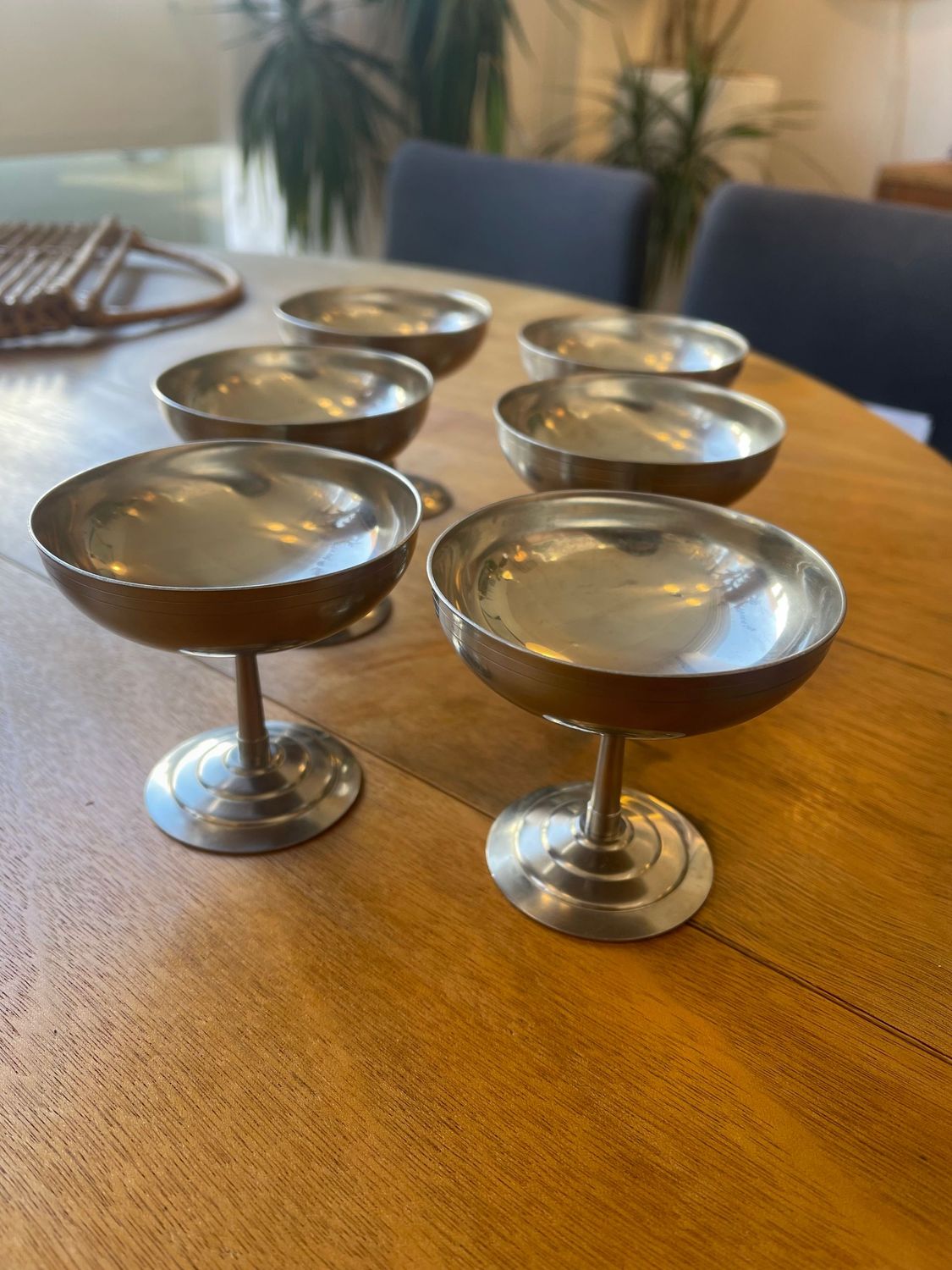 6 coupes glacé Rémy Letang, 1970