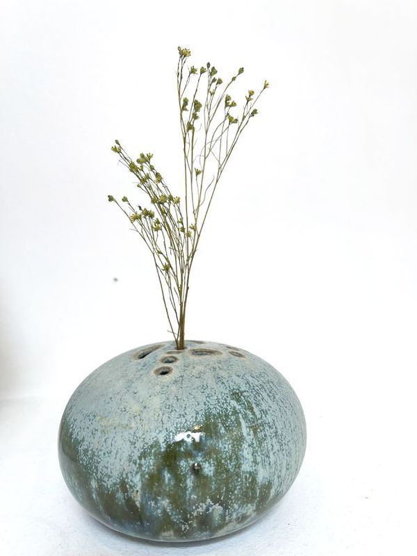 Pic fleurs séchées céramique , 1970