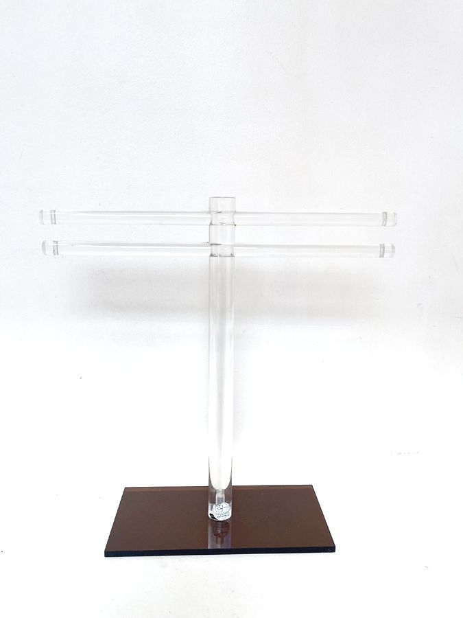 Présentoir à bijoux en plexiglas des années 70