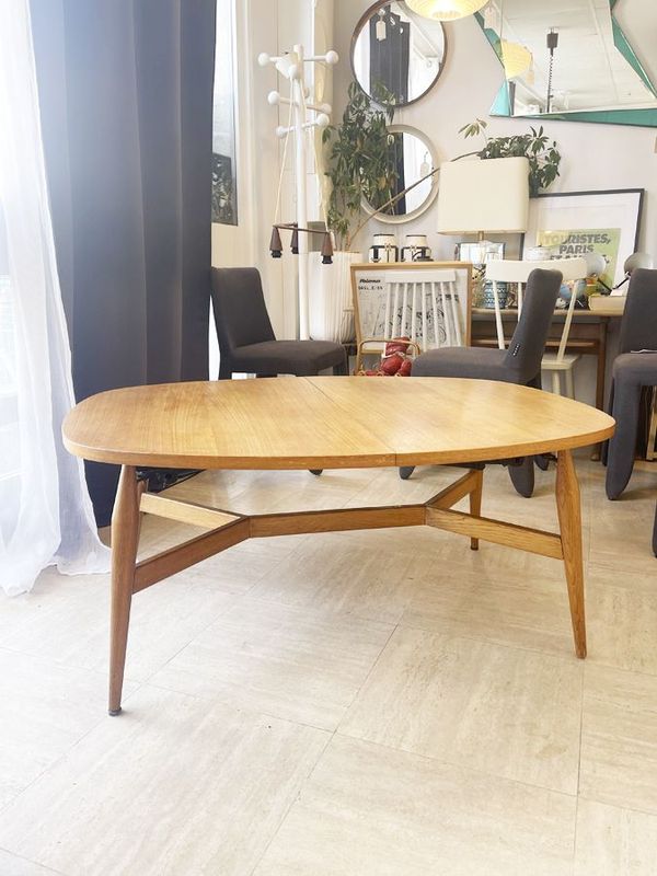 Table basse scandinave relevable « smørrebrød », 1960