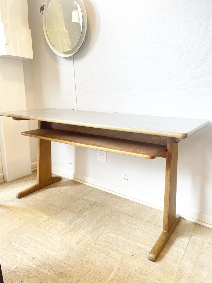 Pupitre Casala gris – design moderniste 1970 Pupitre Casala gris – design moderniste 1970