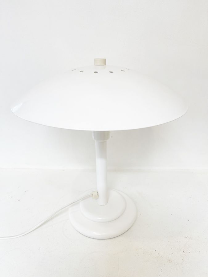 Lampe Aluminor blanche, circa 1975