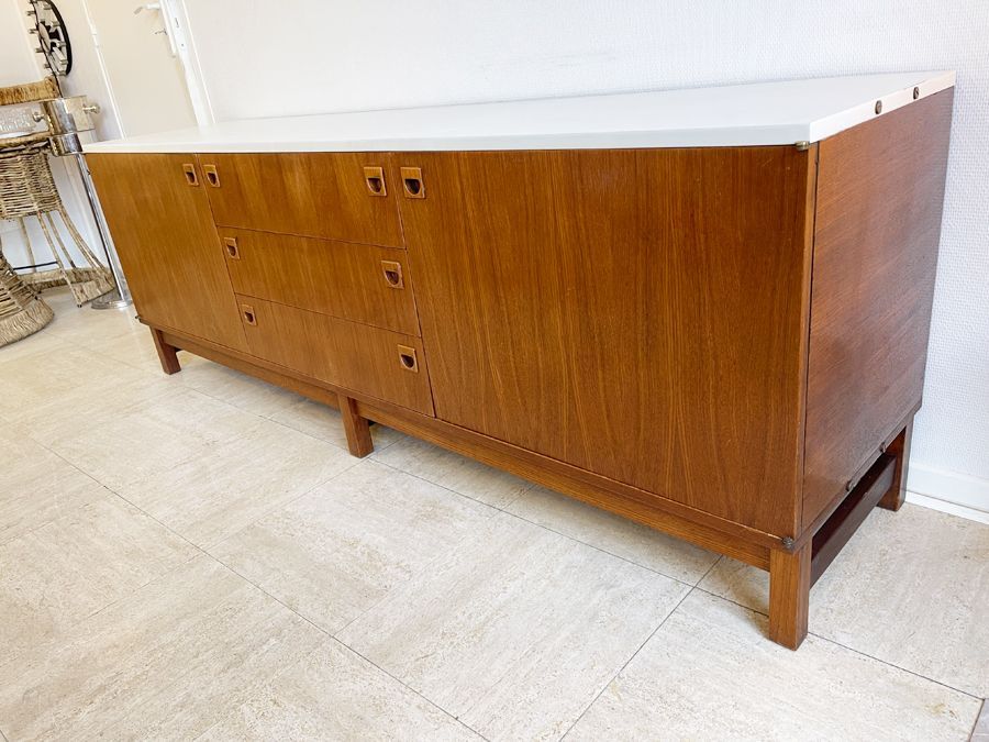 Enfilade en teck d’André Monpoix –circa 1960