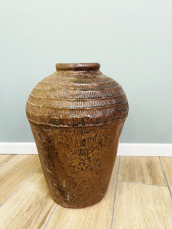 Jarre chinoise en terre cuite – Shandong, milieu XXe siècle