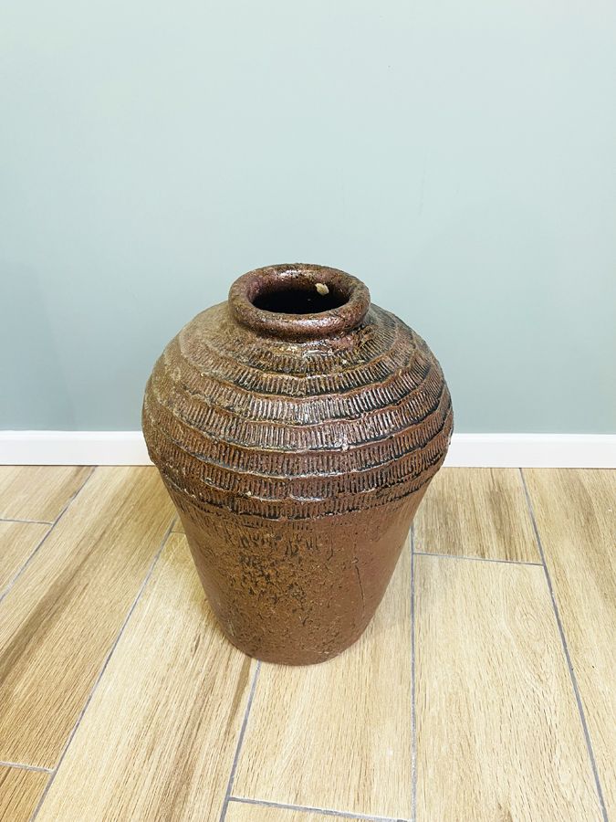 Jarre chinoise en terre cuite – Shandong, milieu XXe siècle