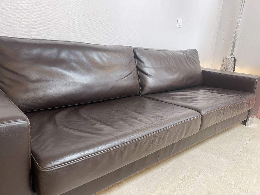 Canapé « Bahia » BoConcept cuir marron , 2016