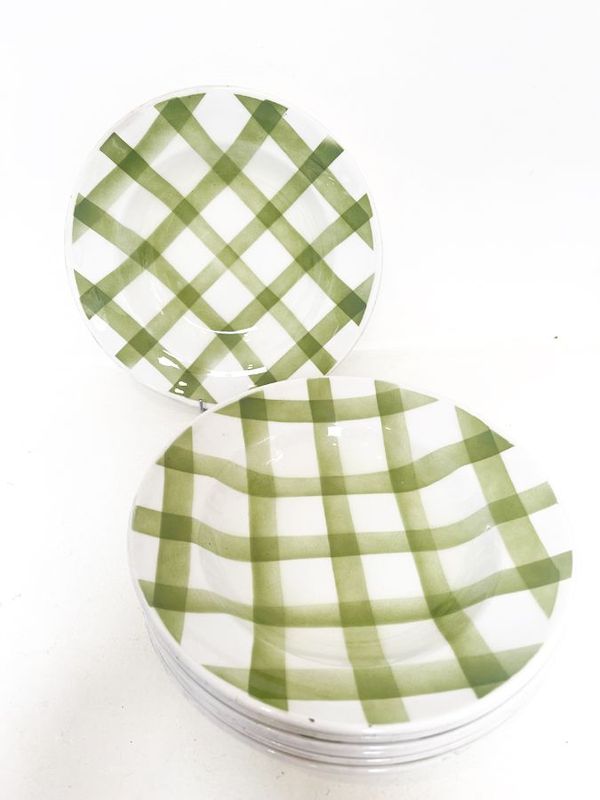 Lot de 7 assiettes creuses Moulin des Loups Orchies Lot de 7 assiettes creuses Moulin des Loups Orchies