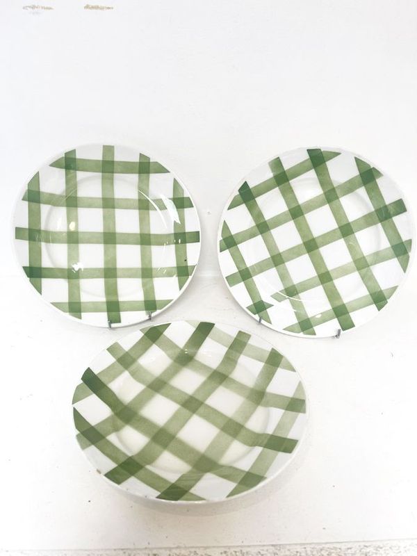 Lot de 3 assiettes plates Moulin des Loups Orchies Lot de 3 assiettes plates Moulin des Loups Orchies