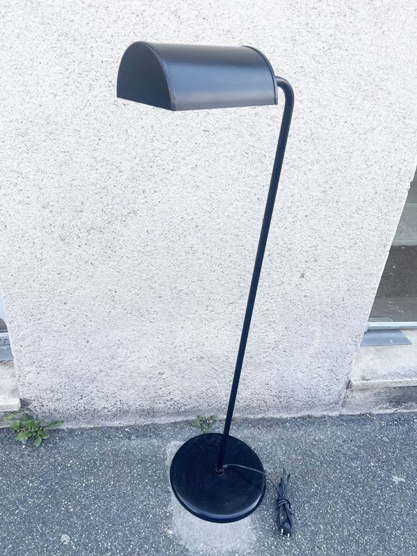 Liseuse vintage Abo Randers métal noir – Made in Denmark – Années 80 Liseuse vintage Abo Randers métal noir – Made in Denmark – Années 80