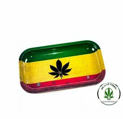 V-SYNDICATE RASTA LEAF ROLLING TRAY 27X16