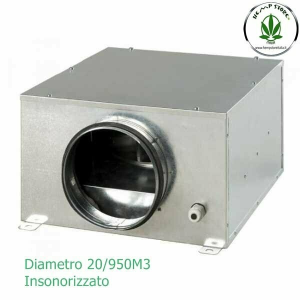 ASPIRATORE BLAUBERG INSONORIZZATO 20CM  950M3/H