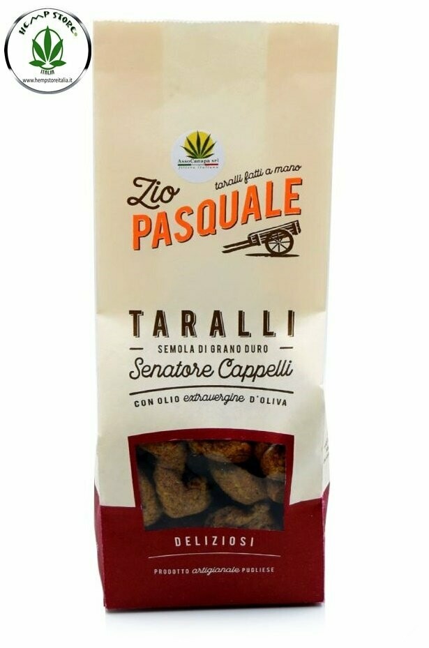 TARALLI ALLA CANAPA E POMODORO