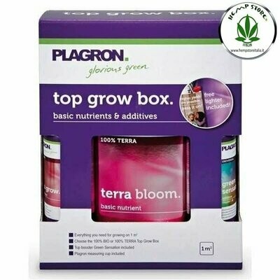 PLAGRON TOP GROW BOX TERRA - KIT FERTILIZZANTI COMPLETO